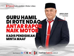 Viral! Guru Hamil di Rote Ndao Antar Rapor Naik Motor, Kadis Pendidikan Akhirnya Minta Maaf