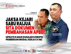 Jaksa Kejari Sabu Raijua Sita Dokumen Pembahasan APBD!