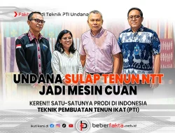Undana Sulap Tenun NTT Jadi Mesin Cuan