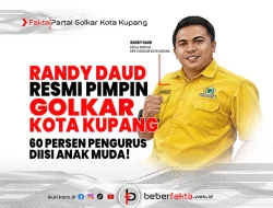 Randy Daud Resmi Pimpin Golkar Kota Kupang