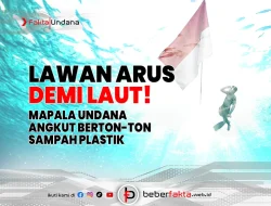 Mapala Undana Angkut Berton-ton Sampah Plastik