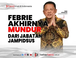 Febrie Akhirnya Mundur dari Jabatan Jampidsus