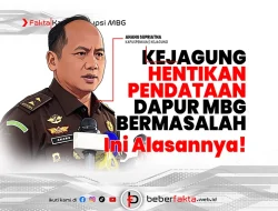 Kejagung Hentikan Pendataan Dapur MBG Bermasalah, Ini Alasannya