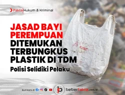 Jasad Bayi Perempuan Ditemukan Terbungkus Plastik di TDM, Polisi Selidiki Pelaku
