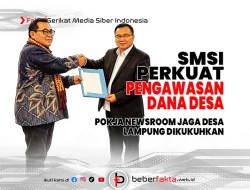 Pokja Newsroom Jaga Desa Lampung Dikukuhkan, SMSI Perkuat Pengawasan Dana Desa