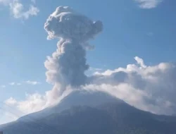 Gunung Lewotobi Meletus Lagi, Abu Vulkanik Capai 1.500 Meter