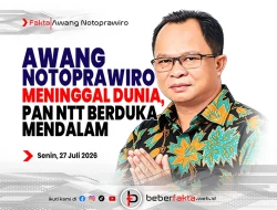 Awang Notoprawiro Meninggal Dunia, PAN NTT Berduka Mendalam
