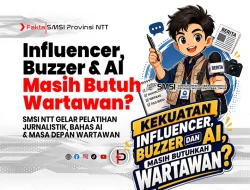 Influencer, Buzzer & AI Masih Butuh Wartawan? SMSI NTT Gelar Pelatihan Jurnalistik