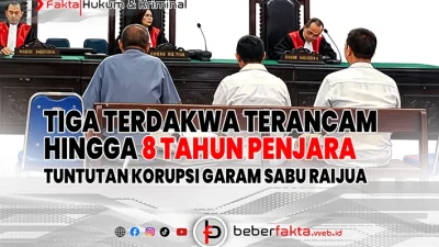 Tuntutan Korupsi Garam Sabu Raijua, Tiga Terdakwa Terancam Hingga 8 Tahun Penjara