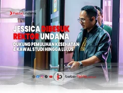 Jessica Dibesuk Rektor Undana