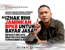 Bildad Thonak Polisikan Izhak Rihi Usai Dituding Mafia Kasus