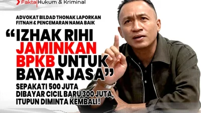 Bildad Thonak Polisikan Izhak Rihi Usai Dituding Mafia Kasus