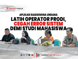 Aplikasi SIADIKNONA Undana: Latih Operator Prodi, Cegah Error Sistem Demi Studi Mahasiswa