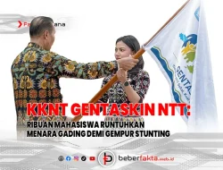 KKNT GENTASKIN NTT: Ribuan Mahasiswa Runtuhkan Menara Gading Demi Gempur Stunting