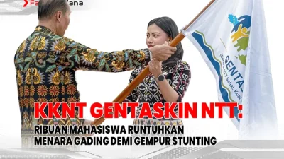 KKNT GENTASKIN NTT: Ribuan Mahasiswa Runtuhkan Menara Gading Demi Gempur Stunting