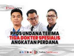 PPDS Undana Terima Tiga Dokter Spesialis Angkatan Perdana