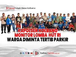 Kapolsek Kolbano Monitor Lomba HUT RI, Warga Diminta Tertib Parkir
