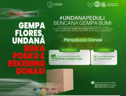 Gempa Flores, Undana Buka Posko dan Rekening Donasi
