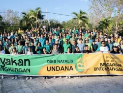 Jalan Sehat Dies Natalis Undana ke-64 Penuh Aksi Nyata Bersihkan Sampah Kota Kupang