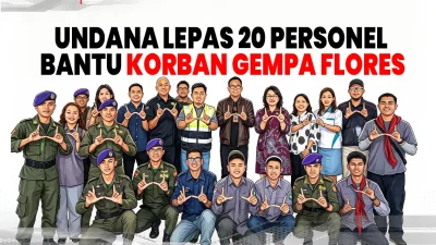 Undana Kirim 20 Personel ke Flores Bantu Korban Gempa