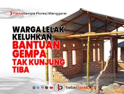 Warga Lelak Keluhkan Bantuan Gempa Tak Kunjung Tiba