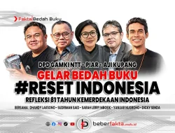 GAMKI NTT, PIAR, dan AJI Kupang Gelar Bedah Buku #Reset Indonesia