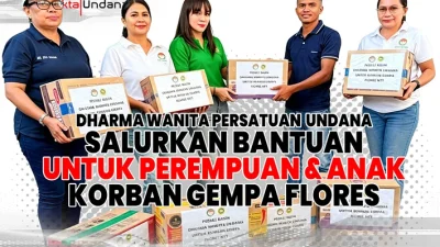 DWP Undana Salurkan Bantuan untuk Perempuan dan Anak Korban Gempa Flores