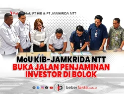 MoU KIB-JAMKRIDA NTT Buka Jalan Penjaminan Investor di Bolok