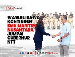 Tepati Janji, Wawali Bawa Kontingen SMK Maritim Nusantara Temui Gubernur NTT