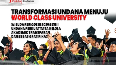 Gelar Wisuda Sesi II, Undana Perkuat Tata Kelola Akademik Transparan dan Bebas Gratifikasi