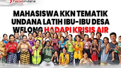 Mahasiswa KKN Tematik Undana Latih Ibu-Ibu Desa Welong Hadapi Krisis Air