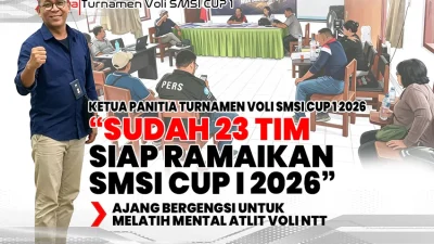 Ketua PanPel: “Sudah 23 Tim Siap Ramaikan SMSI CUP I 2026”