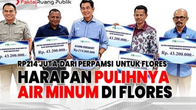 Harapan Pulihnya Air Minum di Flores