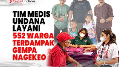 Tim Medis Undana Layani 552 Warga Terdampak Gempa Nagekeo